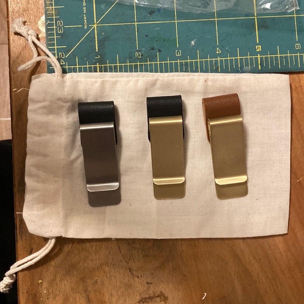Pen clips for notebook or journal